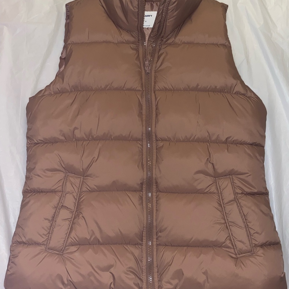 Brown Puffer Vest